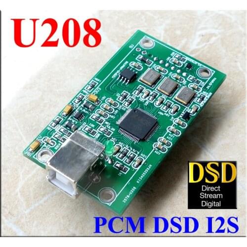 Free XU208 Latest XMOS USB digital interface Module U8 upgrade version Compatible with Italy Amanero usb iis digital interfac