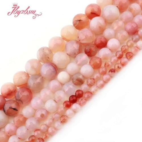 Natural Carnelian Agates Beads Round Faceted Stone Beads For Jewelry Making DIY Necklace Bracelet Loose 6/8/10/12mm Strand 15"