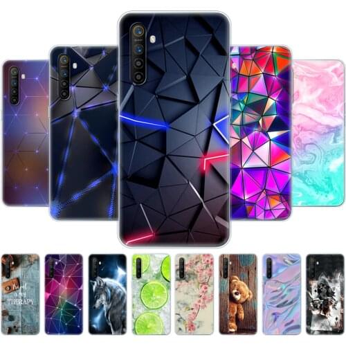 For Realme XT Case RMX1921 Soft TPU Phone Back For OPPO RealmeXT Cover Silicon Bumper Bag Coque 6.4inch