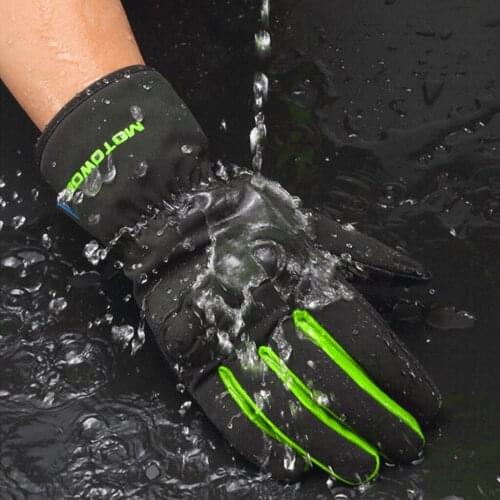 Black & Green Cycling Touch Screen Full Finger for Men Women Bike MTB Motorcycle