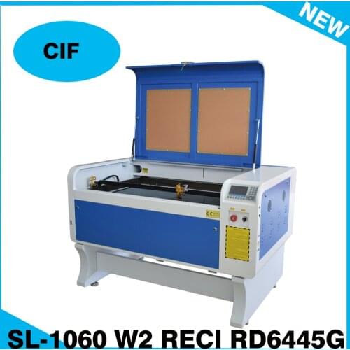 EU/RU NO TAX NEW SL 1060 Laser Cutting Engraving 100W RECI W2 Laser Tube Auto Focus Machine CO2 USB DSP Ruida 6445G 1000*600mm