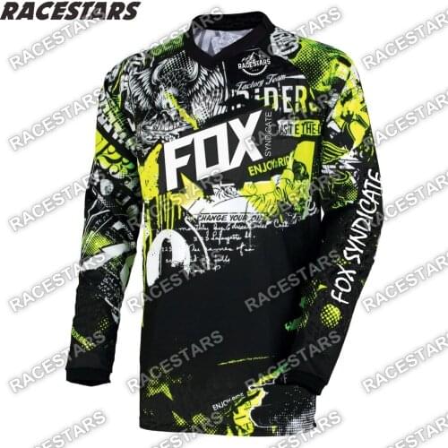 Downhill Mountain Enduro Jersey Motocross Gear MTB Jersey Long Sleeve Bicycle Cycling Wear Bike DH Maillot Ciclismo Hombre MX