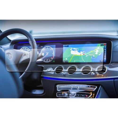 LFOTPP For E-Class W213/S-Class W222/GLE W167 12.3 Inch 2019 Car Navigation Display Full Screen Auto Interior Protective Sticker