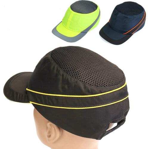 Fashion Sunscreen Cap Work Safety Helmet Breathable Anti-impact Light Weight Construction Helmet Self Defense Weapons