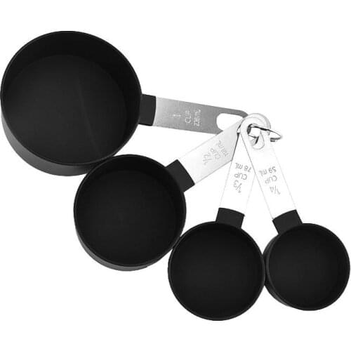 Multi Purpose Measuring Spoon Set Stainless Steel Handle Silicone Measuring Scoop Small Spoon Cup Kitchen Measuring Tool