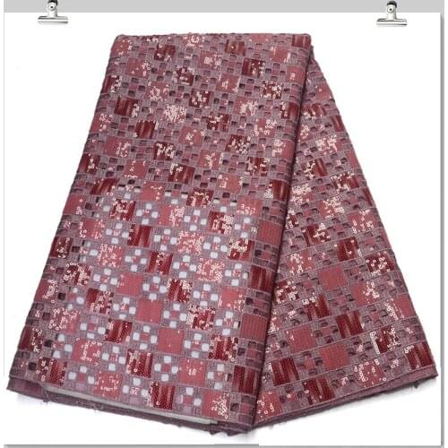 Nigerian African Sequins Lace Fabric Latest Organza French Mesh Lace Fabric 2021 High Quality Lace For Party Sewing AM10413