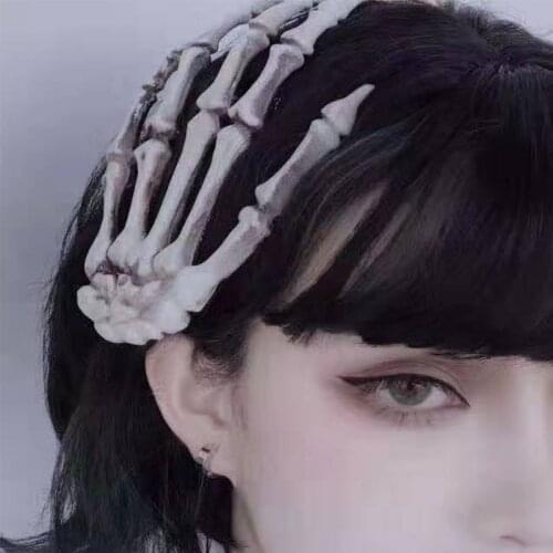 2021 Vintage Exaggerated Gothic Skull Hairpin for Women Hairpin Hair Accessories Headdress Clip Side Clip Hair Pins Jewelry New