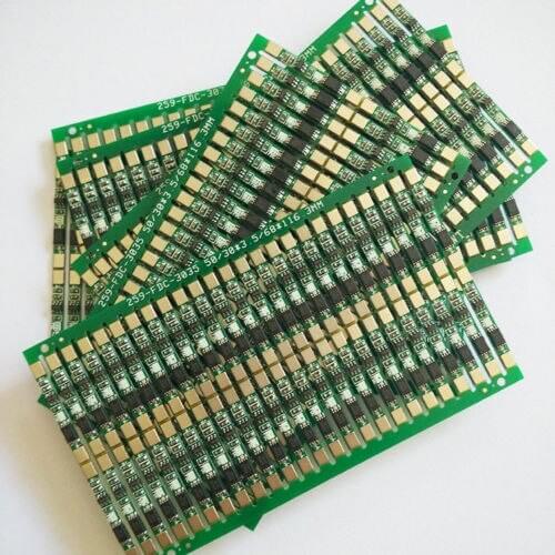 1S 3.7V 3A 18650 lithium li-ion BMS Lipo battery charger protection board MOSFET