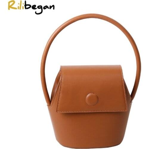 New Cute Women Handle Handbag Fashion Shoulder Bags for Female Solid PU Leather Crossbody Bag Vintage Causal Messenger Bag