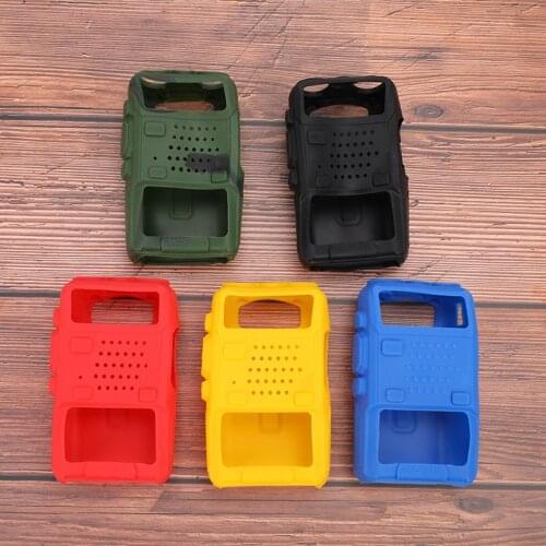 1Pcs Way Radio Rubber Protective Soft Case Cover For Baofeng UV-5R BF-F8+UV