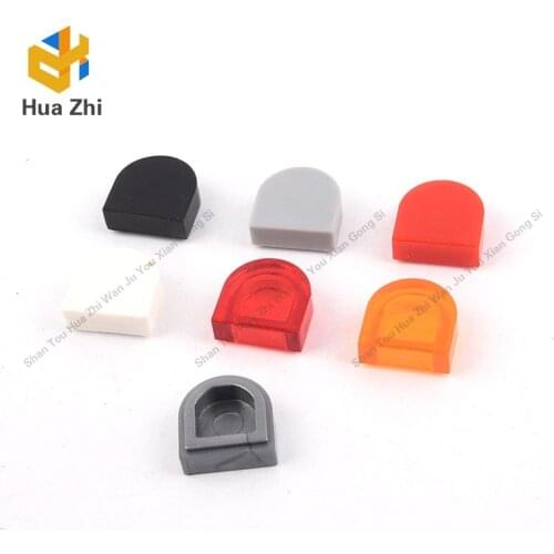 10PCS 24246 Tile 1 x 1 Half CircleBuilding Blocks Parts MOC DIY Education Build Toys Brick