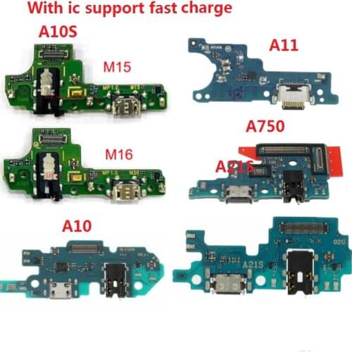 10PCS USB Charging Dock Port Connector Flex For Samsung A10S A107 A20S A207 A30S A307 A40S A407 A50S A507 A70S A707 M10S M30S