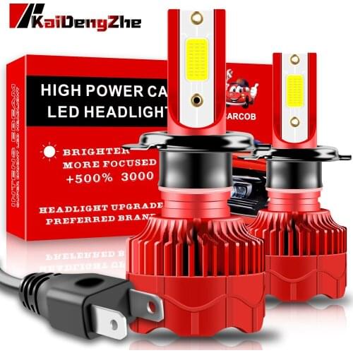 2Pcs H7 LED Canbus LED Headlights 50W 4800LM 6000K Waterproof Car Light Bulbs Automobiles Lamp With COB Chips Car Accessories