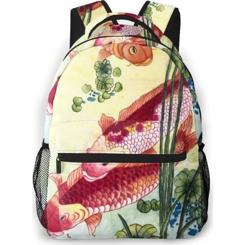 2021 Backpack Women Shoulder Bag Japanese Painting Traditional Season Fashion School Bag For Teenage Girl Backpacks Travel Bag