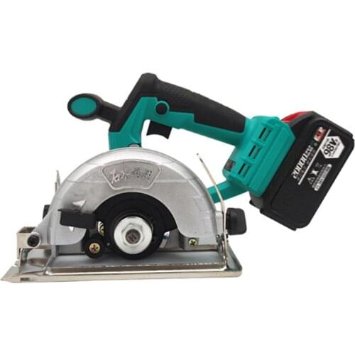 7inch Infrared Electric Saw 165MM Large Saw Blade Electric Circular Saw Electric Tool Woodworking Electric Saw 2.0/3.0AH 98/128V