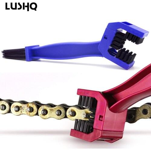 Motorcycle Accessories Chain Brush Cleaner Cover For honda hornet suzuki gsr ktm rc 390 suzuki vstrom yamaha ttr 250 jawa 350