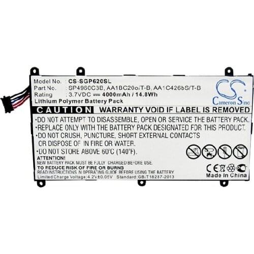 CameronSino for SAMSUNG Galaxy Tab 7.0 GT-P3100 GT-P3110 GT-P3113 GT-P3113TSR GT-P3113TSSXAR GT-P3113TSYXAR GT-P6200 battery