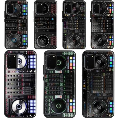 Electronic Music DJ Controller Mixer Phone Case For Samsung Galaxy S21 S20 Ultra S8 S9 S10 Plus Note 10 Note 20 9 S20 FE Cover