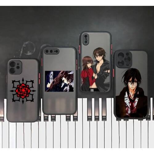 Anime Manga Vampire Knight Phone Case For iphone 12 11 8 7 plus mini x xs xr pro max matte transparent cover