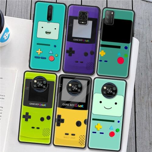 Phone Cover For Xiaomi Mi Poco X3 NFC 11 10T Pro 9T CC9 Note 10 A2 Lite Black Soft Matte Coque Cover Gameboy Game Boy