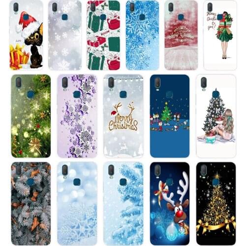 343 New Year Snowman Colorful Merry Christmas 3 gift Soft Silicone Tpu Cover phone Case for VIVO Y3 Y11 Y12 Y15 Y17 Neo Pro Case