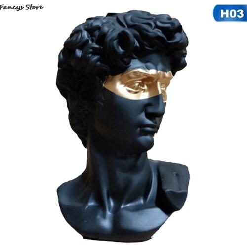 David Resin Sculpture Cool Modern Modern Ornaments Easy To Clean Decoration Bookstore 2021 New Big David Statue Mold Home Decor