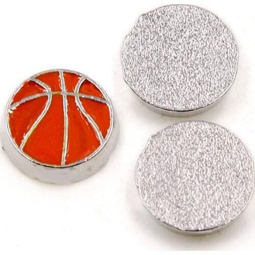 Football Baseball Basketball Bowling Ball Sports Floating Charms For Memory Living Locket DIY Accessories Jewelry Making