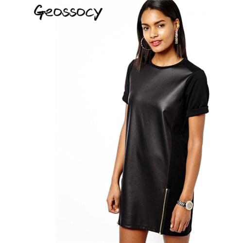 Geossocy Short Sleeve Dresses