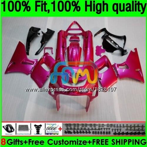 Injection For KAWASAKI ZZR-400 ZZR400 93 95 96 97 98 99 154BS.14 ZZR 400 1993 Metal pink 1994 1995 1996 1997 1998 1999 Fairing