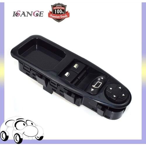 ISANCE Master Electric Power Window & Mirror Switch For CITROEN JUMPY & PEUGEOT EXPERT & FIAT SCUDO 2007-2016 OEM# 6554ZH 6554ZJ