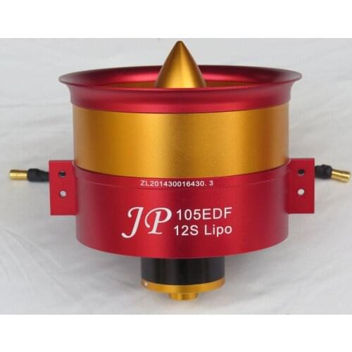 JP 105mm 12S Full Metal EDF with motor for RC Airplane Freeshipping