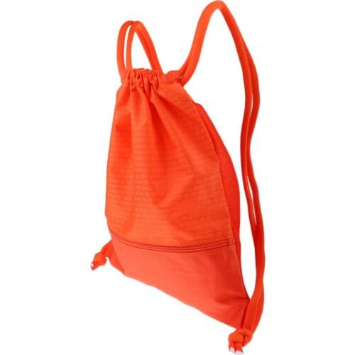 Lightweight Drawstring Backpack String Sack Bag Pouch With Shoulder Strap