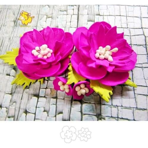 Rose Flower Dies Cut Metal Stencil Template for DIY Embossing Paper Photo Album Gift Greeting Cards Making Cutting Dies