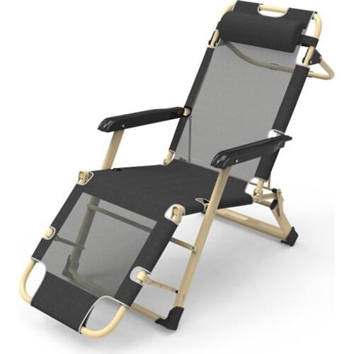 Folding Lounge Chair Lunch Break Office Lazy Back Easy Chair Outdoor Beach Chair