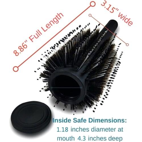 Hidden Safes Hair Brush Style Secret Safe box for Hide Secret Money Valuables With Removable Lid 22.8cm