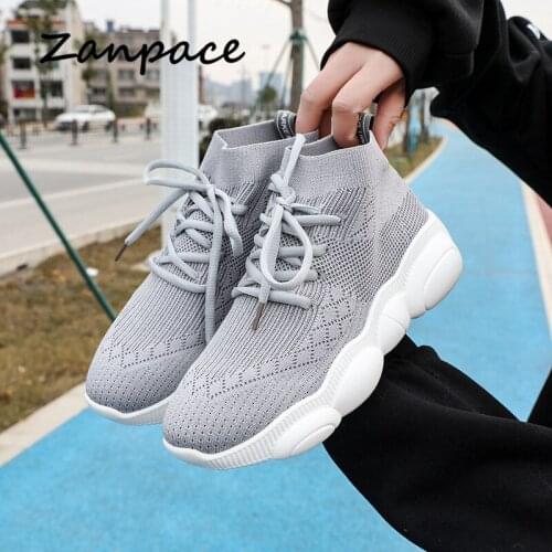 Zanpace Casual Womens Shoes Flat Platform Spring Summer Slip-on Ladies Shoes Breathable Slip on Shoes for Women Fashion Sneaker