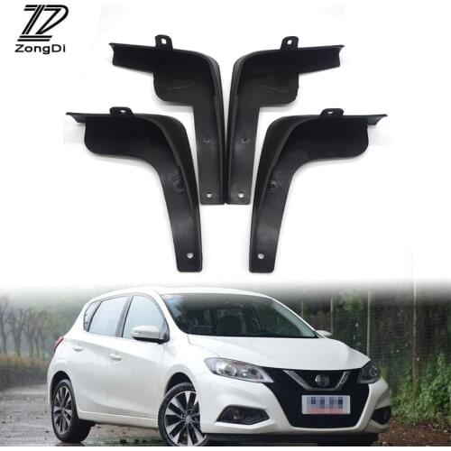 ZD Car Front Rear Mudguards For 2007 2008 2009 2010 2011 Nissan Tiida Versa C11 Latio 2012 Hatchback Mudflap Accessories Fenders