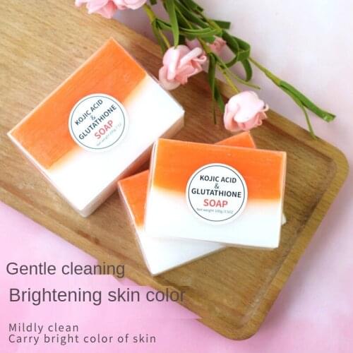 100g Kojic Acid Soap Handmade Soaps Glutathione Whitening Soap Facial soap cleanser bath soap hand wash soap antibacterial