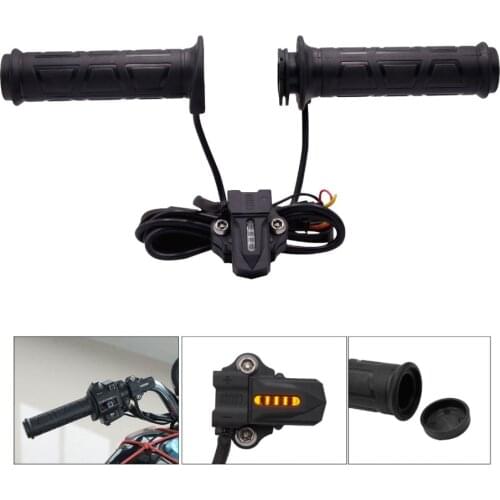 12V Motorcycle modified port sealing dual-use winter warmth electric handle adjustable temperature five-speed switch grip