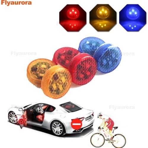 2X Universal LED Car Opening Door Safety Warning Anti-collision Lights Magnetic Sensor Strobe Flashing Alarm Lights Parking Lamp