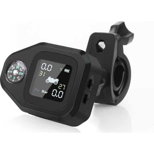 2PCS Sensor TPMS Direction Compass Tire Pressure Monitoring 2020 Motorbike Tire Pressure Monitoring System New Wireless