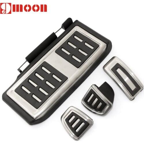 Car Pedals MT Fit For VW Audi A3 8V S3 RS3 Sportback Seat Leon Rapid Octavia 5E 5F A7 Passat B8 Footrest Brake Pads Accessories