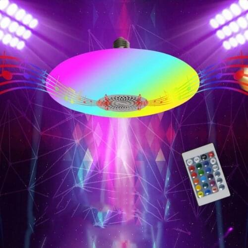 E27 30W Colorful LED Ceiling Light Energy Saving Conservation Bluetooth Control Music Ceiling Lamp For Foyer Bedroom Bathroom