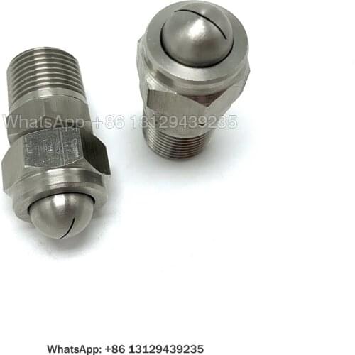 Stainless Steel Uni Jet Flat Fan Air Blow Nozzle, Three Piece Design Unijet BHC Air And Steam Flat Spray Nozzle, Wind Jet Nozzle