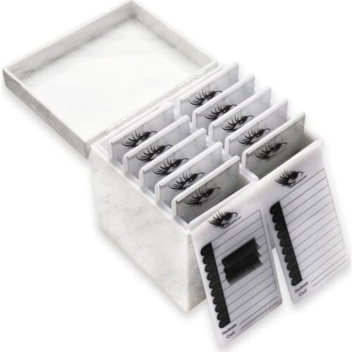 5/10 Layers Eyelash Storage Box 4 Colors Makeup Organizer Eyelash Glue Pallet Lashes Holder Grafting Eyelash Extension Tool