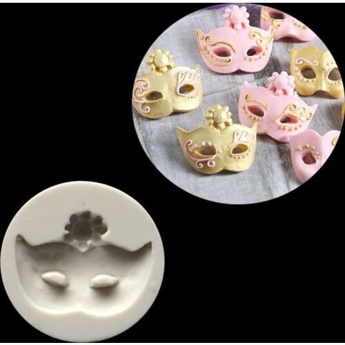 Makeup Mask Modeling Fondant Cake Silicone Mold DIY Baking Grinding Tool K048