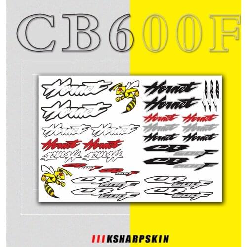 Motorcycle Reflective Decoration Sticker Body fuel tank helmet Waterproof logo decal For HONDA HORNET CB600F CB 600F CB600 F