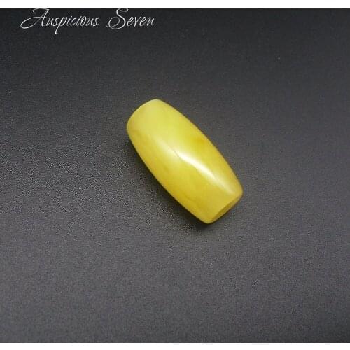 Natural Baltic Amber Olive beads /organic gemstone/DIY Amber beads/ ADIY-007