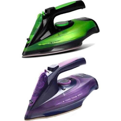 Portable Household Hand-Held Electric Steam Iron with Soleplate Cordless Steamer Clothes Ironing Steamer