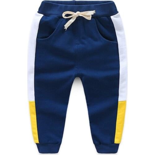 Boys' casual sports pants 2021 spring and autumn new style dinosaur childrens wear long pants middle childrens single pants